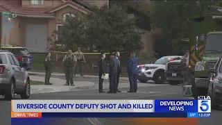 Community mourns after Riverside County sheriff's deputy fatally shot in line of duty