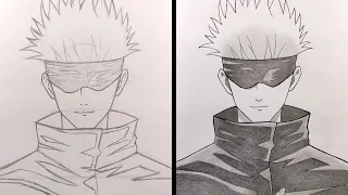 How to Draw Gojo Satoru - [Jujutsu Kaisen] | Step by step