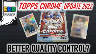 2022 Topps Update Chrome Hobby Box! Pretty Solid Pulls & Better QC! Auto Pull!