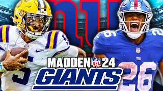 Giants Draft Heisman Winner Jayden Daniels! | Madden 24 Realistic Rebuild