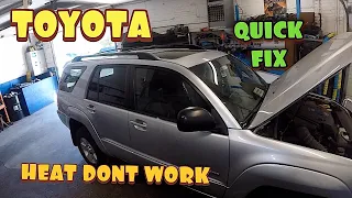 No heat, Low Coolant Quick FIX