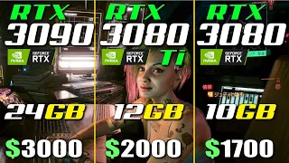 RTX 3090 vs. RTX 3080 Ti vs. RTX 3080 | Test in 4K