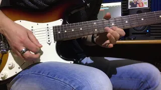 Warren Hill "Tell me all your Secrets" - Dann Huff Guitar Solo (Cover by Felipe Praino)