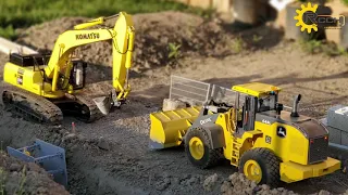 The Most Amazing RC Construction Site 1:16 Scale | So Much Detail!