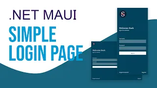 .NET MAUI - Simple Login Page | Speed UI