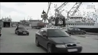 Кремень. Освобождение (2013) 2 серия - car chase scene