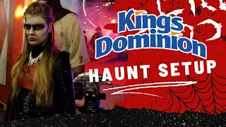 Kings Dominion's Halloween Haunt & Winterfest 2023 Setup