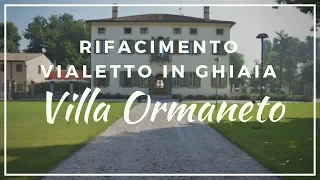 Rifacimento Vialetto in Ghiaia / Villa Ormaneto (Cerea) / Prima & Dopo