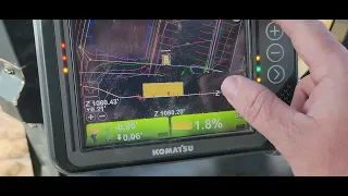 Komatsu IMC Dozer - Using Blade Control and Viewing Grade Transitions