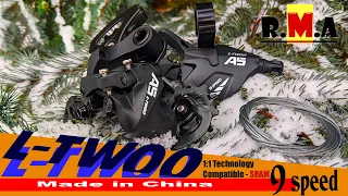 переключатели L-TWOO model: A5 - trigger shifter + rear derailleur (9 speed)👲👍🚵