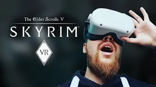 ESO’s First time in Skyrim VR!  - Part 1 Modded Walkthrough!