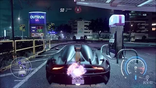 Need for Speed Heat - 1500 BHP Koenigsegg Regera 2016 - Police Chase & Free Roam Gameplay HD