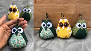 DIY Little owl | วิธีทำพวงกุญแจนกฮูก