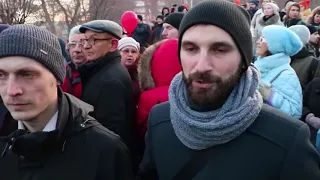 Митинг против отмены выборов мэра в Екатеринбурге