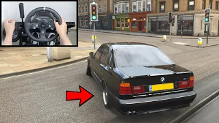 Forza Horizon 4 BMW M5 E34 (Steering Wheel + Shifter + Handbrake) Gameplay