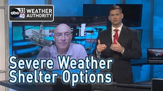 James Spann talks about best options for taking shelter during severe weather