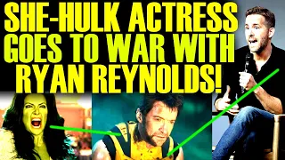 SHE-HULK ACTRESS LOSES IT WITH RYAN REYNOLDS AFTER DEADPOOL & WOLVERINE TRAILER BY DISNEY & MARVEL