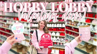 HOBBY LOBBY VALENTINES DAY DECOR 2023 / VALENTINES SHOP & HAUL / HOME DECORATING IDEAS