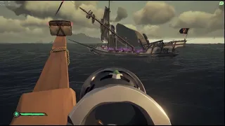 Sinking a Toxic Galleon - Sea of Thieves