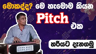 What Is Pitching  , Voice training sinhala | How To Sing   කටහඬ පුහුණුව . සෘතියට ගයන්නේ කොහොමද ?