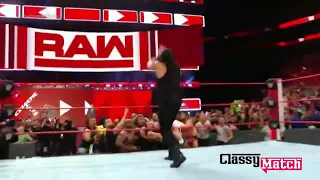 Roman reigns incites a brawl with Bobby Lashely raw July 9,2018 full HD