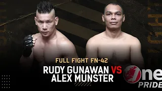 Main Event of The Night! Rudy Gunawan VS Alex Munster || Full Fight One Pride MMA FN 42