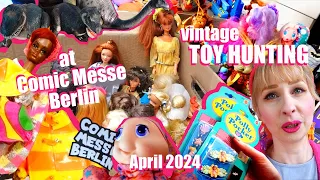 Vintage TOY HUNTING at Comic Messe Berlin - April 2024 - 80s, 90s girl toys & action figures, Barbie