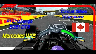 Mercedes W12 - Onboard Lap - Canada - F1 Challenge 2021 DTS