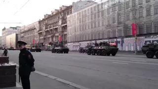 Военный парад в честь 70-летия Великой Победы (репетиция 04.05.2015)