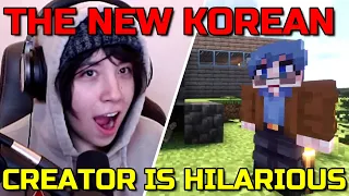 Quackity Meets the NEW Korean Creator "Jungryeok" with Foolish & TinaKitten on QSMP Minecraft