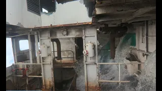 Whoa Nellie! - Inside a tugboat as it sinks for artificial reef in Destin-Fort Walton Beach, Florida