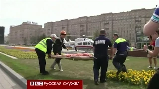 Авария в московском метро: поезд сошел с рельсов - BBC Russian