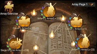 CLASH OF KINGS : " THE ARRAY " A Poor Mans Guide!!