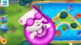 Talking Tom Pool Level 340-348 Walkthrough Gameplay #37 (iOS, Android)