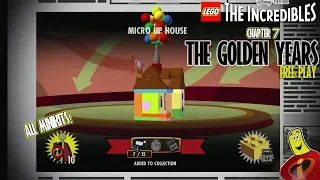 Lego The Incredibles: The Golden Years FREE PLAY (All 10 Minikits) - HTG