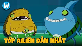 Top 10 Alien Đần Độn và Phế Vật Nhất | Ben 10