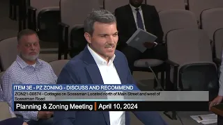 Planning & Zoning Meeting - 4/10/2024