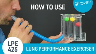 How to use the iProven Lung Exerciser to train your lungs - LPE-425