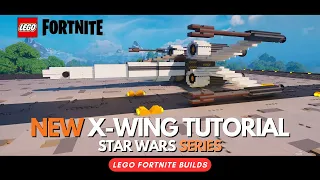 Build your own X-WING in LEGO Fortnite for May the 4th #starwars #legofortnite #maythe4th