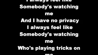 Rockwell - Somebody's Watching Me Lyrics