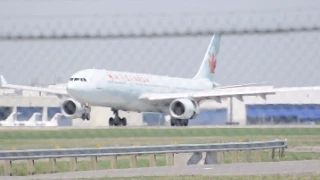 Smooth Landing - Air Canada Airbus A330-300 [C-GFUR] Landing at YUL