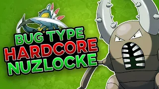 Can I Beat A Pokemon Emerald Hardcore Nuzlocke With Only Bug Types?!