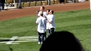 Backstreet Boys- National Anthem- Dodgers Game