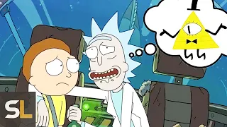 Rick E Morty Criou O Bill Cipher De Gravity Falls