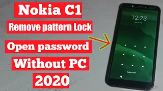 Nokia C1 TA-1165 Screen Lock(Pin-Pattern-Password)Unlock By Hard Reset - 2020