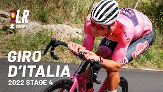 First Mountain Top Finish | Giro d'Italia Stage 4 2022 | Lanterne Rouge x Zwift