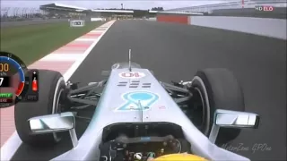 F1 Gran Bretagna 2013 Hamilton pole onboard