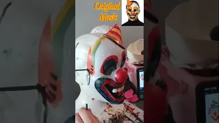 Repainting a Spirit Halloween Vintage Clown Mask!!!! #halloween #masks #spirithalloween2023