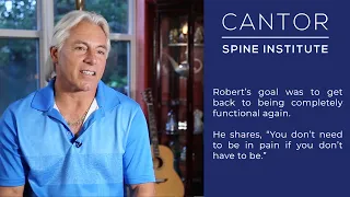 Spinal Stenosis Surgery | Dr. Cantor