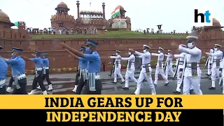 Watch: Full dress rehearsal at Red Fort ahead of 74th Independence Day